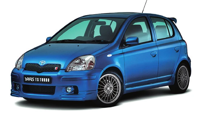 Na wybranych rynkach można było zamówić Yarisa T-Sport 1. generacji w wersji Turbo (150 KM, 200 Nm, poniżej 7 s do 100 km/h). Tuner Toyoty TTE oferował też kompresor podnoszący moc do 140 KM.