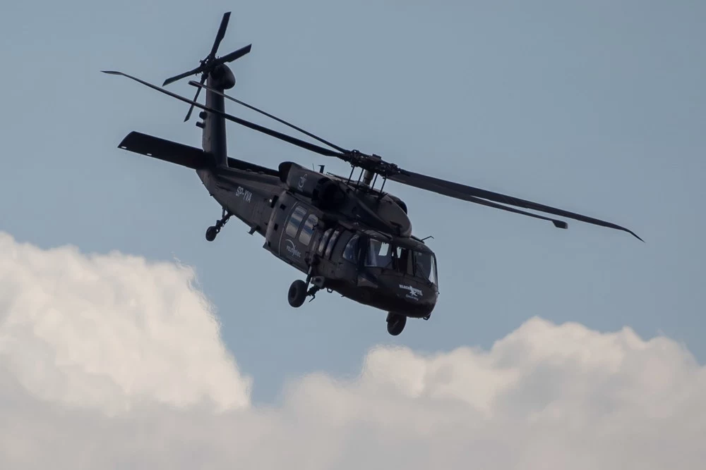 Sikorsky S-70i Black Hawk na Air Show Radom