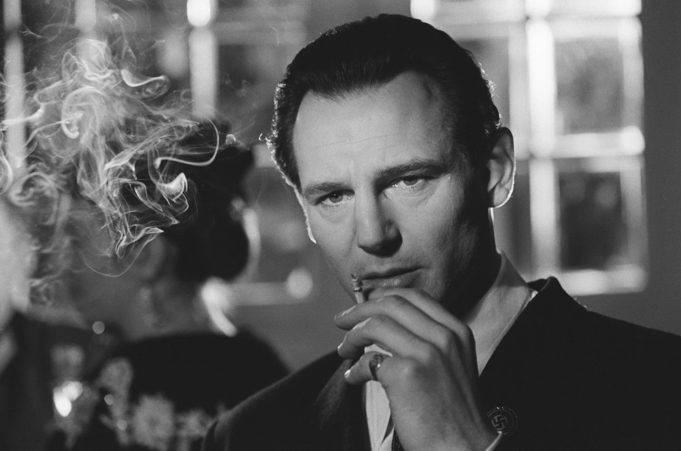 Liam Neeson w filmie "Lista Schindlera" (1993)