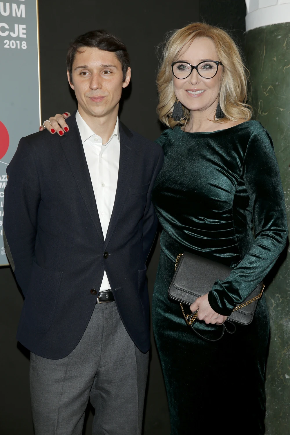 Agata Młynarska z synem Stanisławem Agata Młynarska z synem Stanisławem