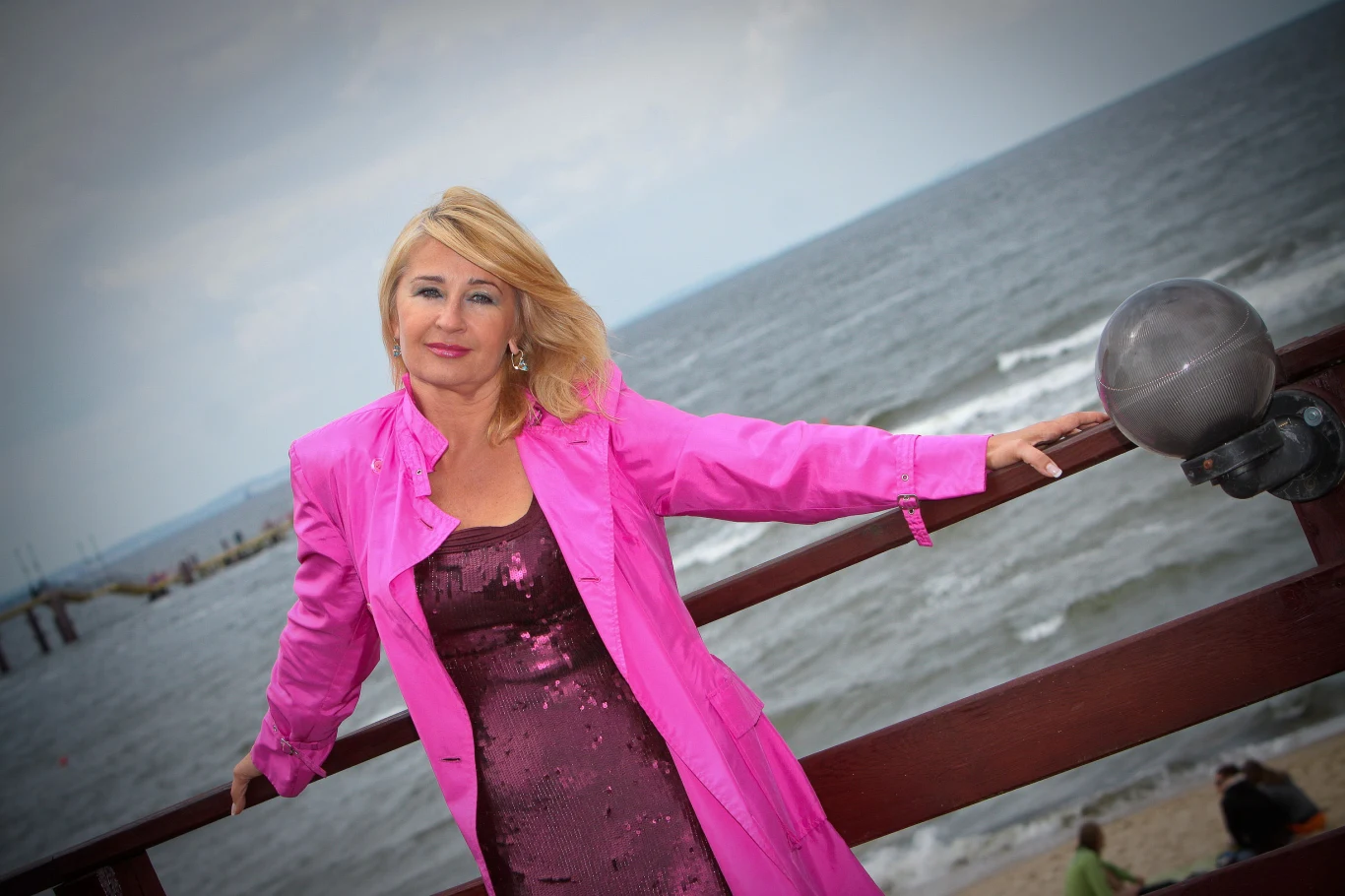 Majka Jezowska podczas festiwalu. Majka Jezowska podczas festiwalu.