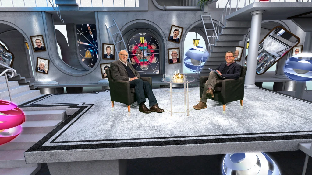 Studio programu TVN 24 "Szkło kontaktowe"