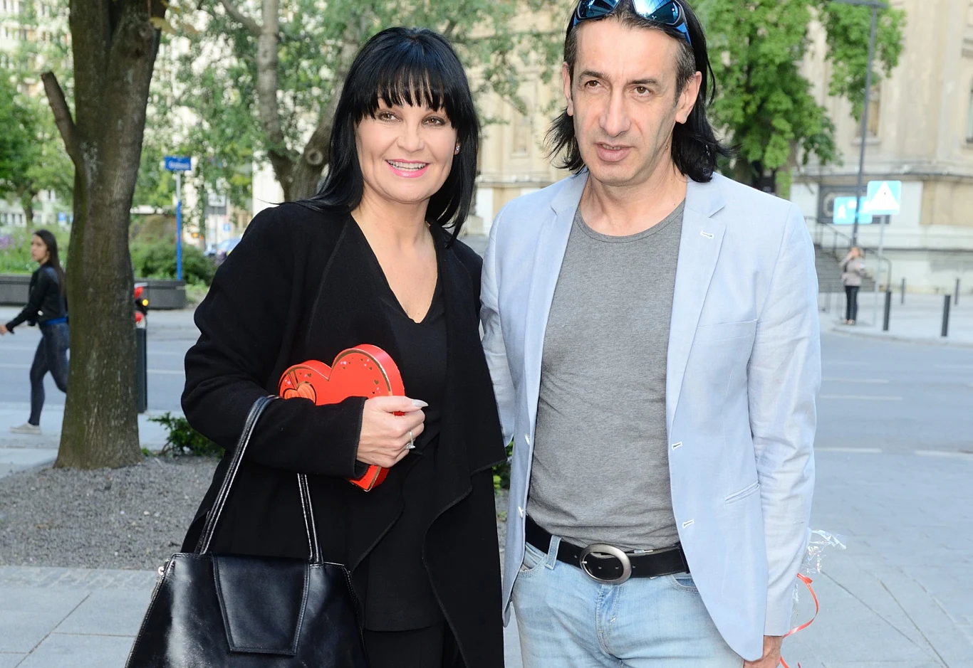 Iwona Pavlović z mężem Iwona Pavlović z mężem