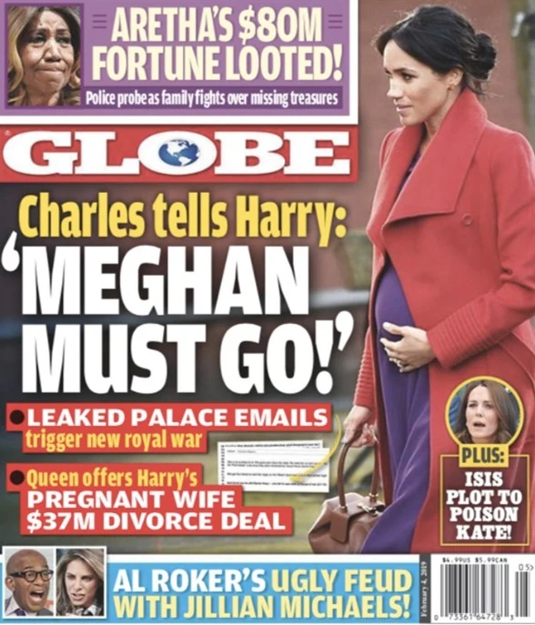 Okładka magazynu "Globe" Okładka magazynu "Globe"