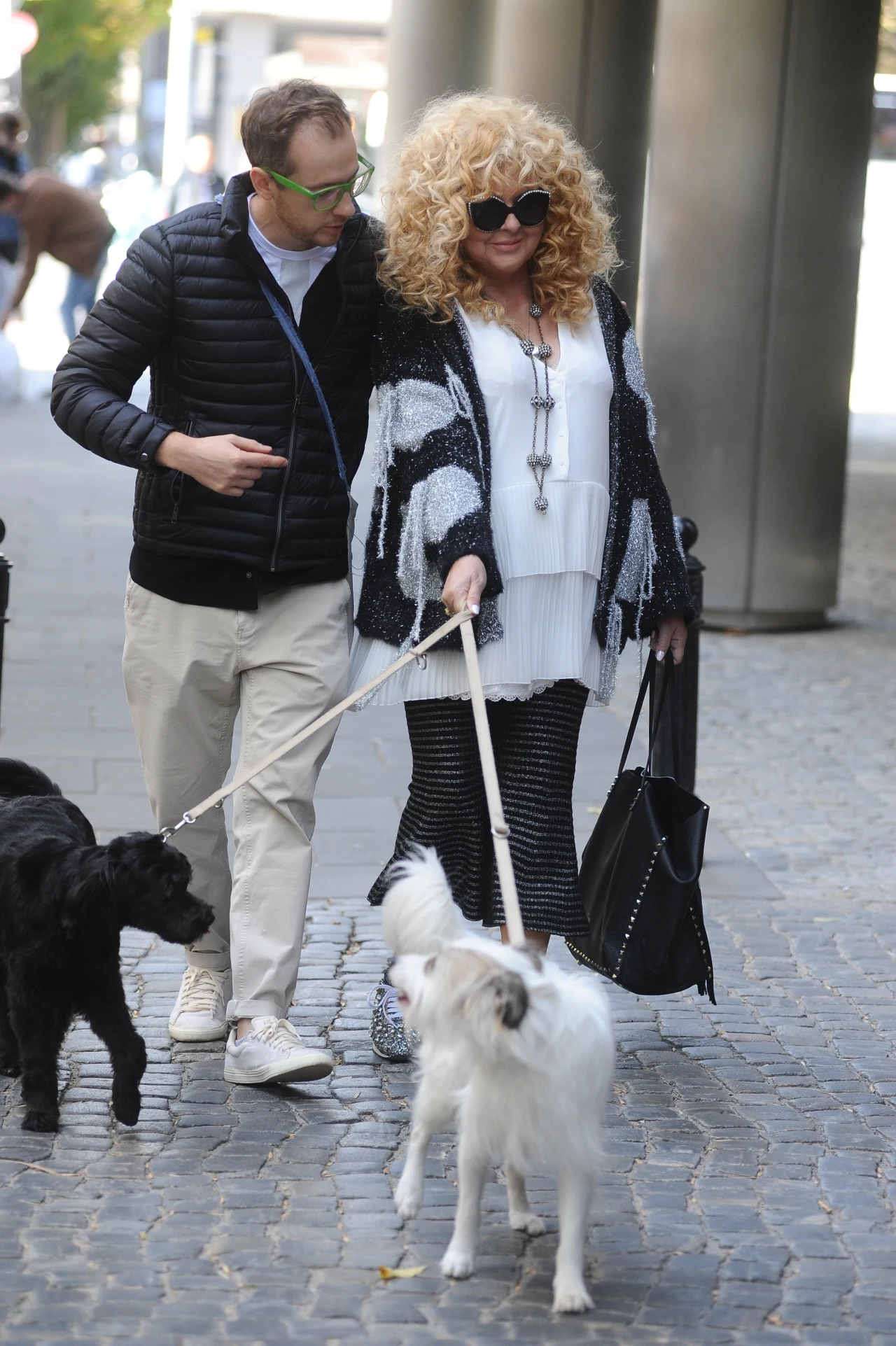 Magda Gessler z synem, Tadeuszem Magda Gessler z synem, Tadeuszem