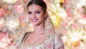 Natalia Janoszek na weselu w Indiach