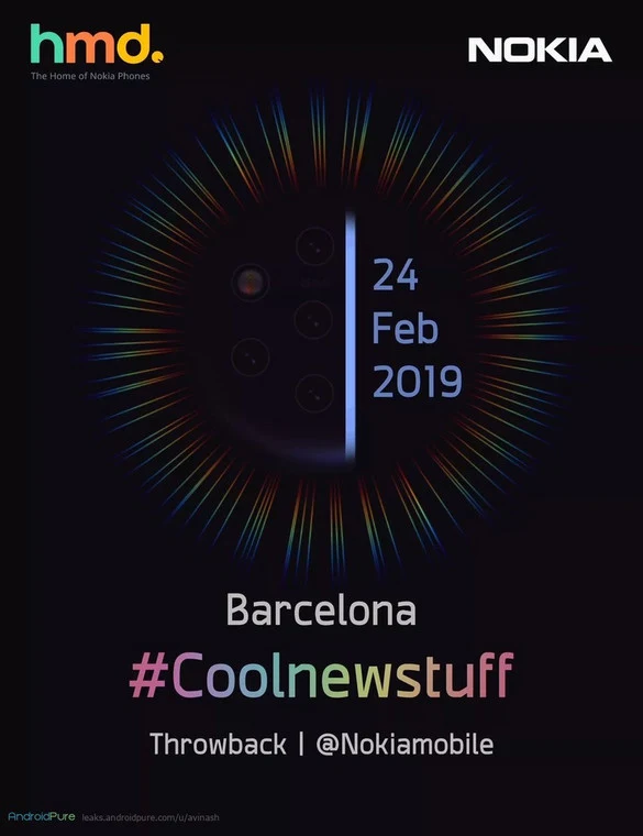 Plakat promocyjny HMD na MWC Plakat promocyjny HMD na MWC