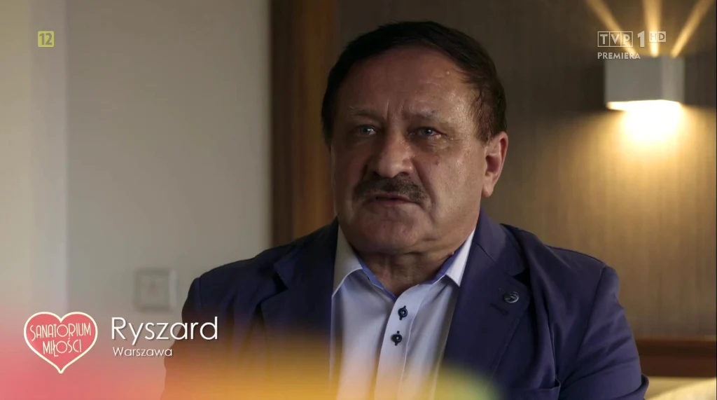 Ryszard w programie "Sanatorium miłości", fot. screen z programu Ryszard w programie "Sanatorium miłości", fot. screen z programu