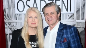 Zygmunt Chajzer z żoną