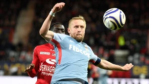 Kamil Glik w meczu z Guingamp