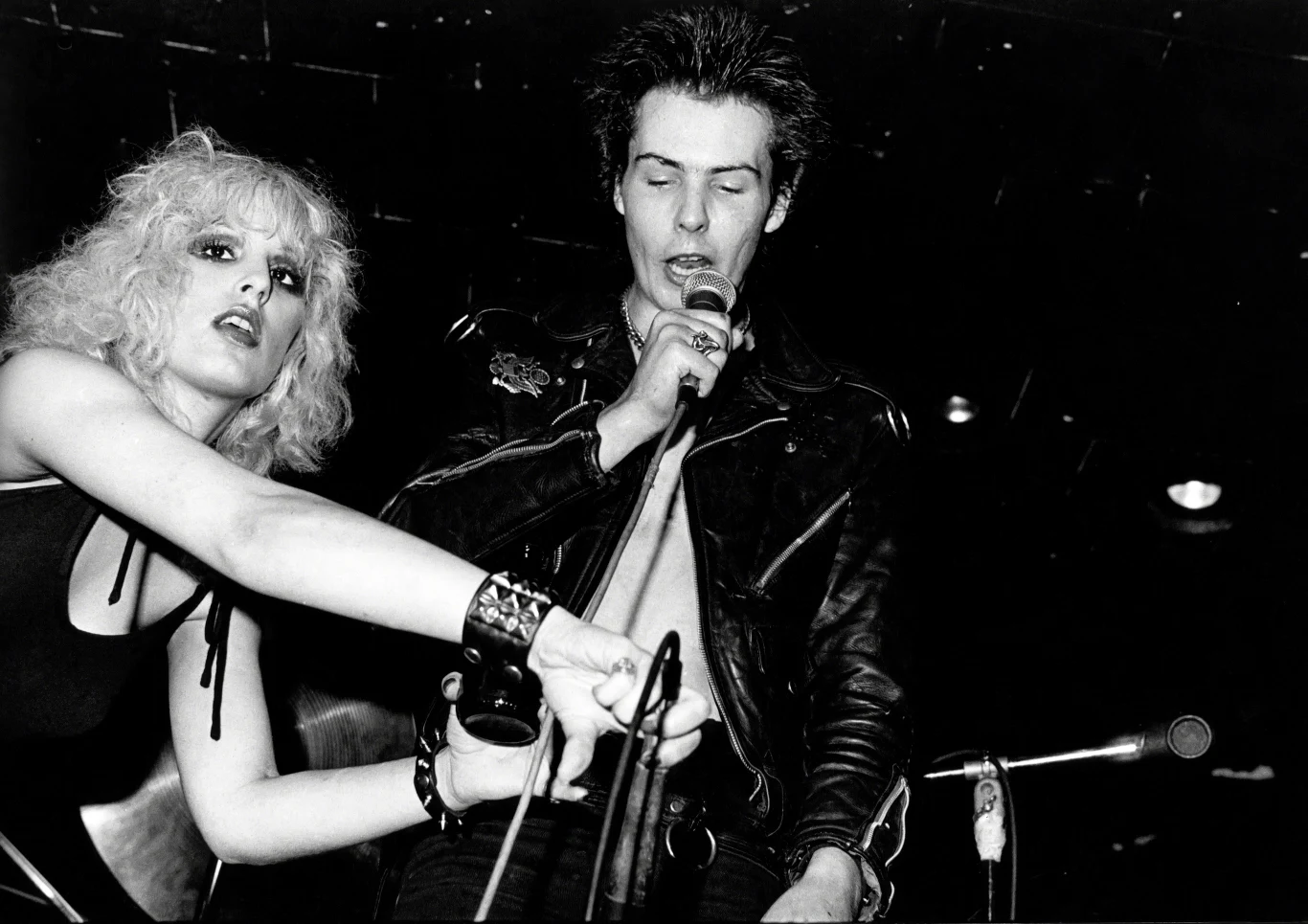 Nancy Spungen i Sid Vicious w Nowym Jorku w 1978 r.