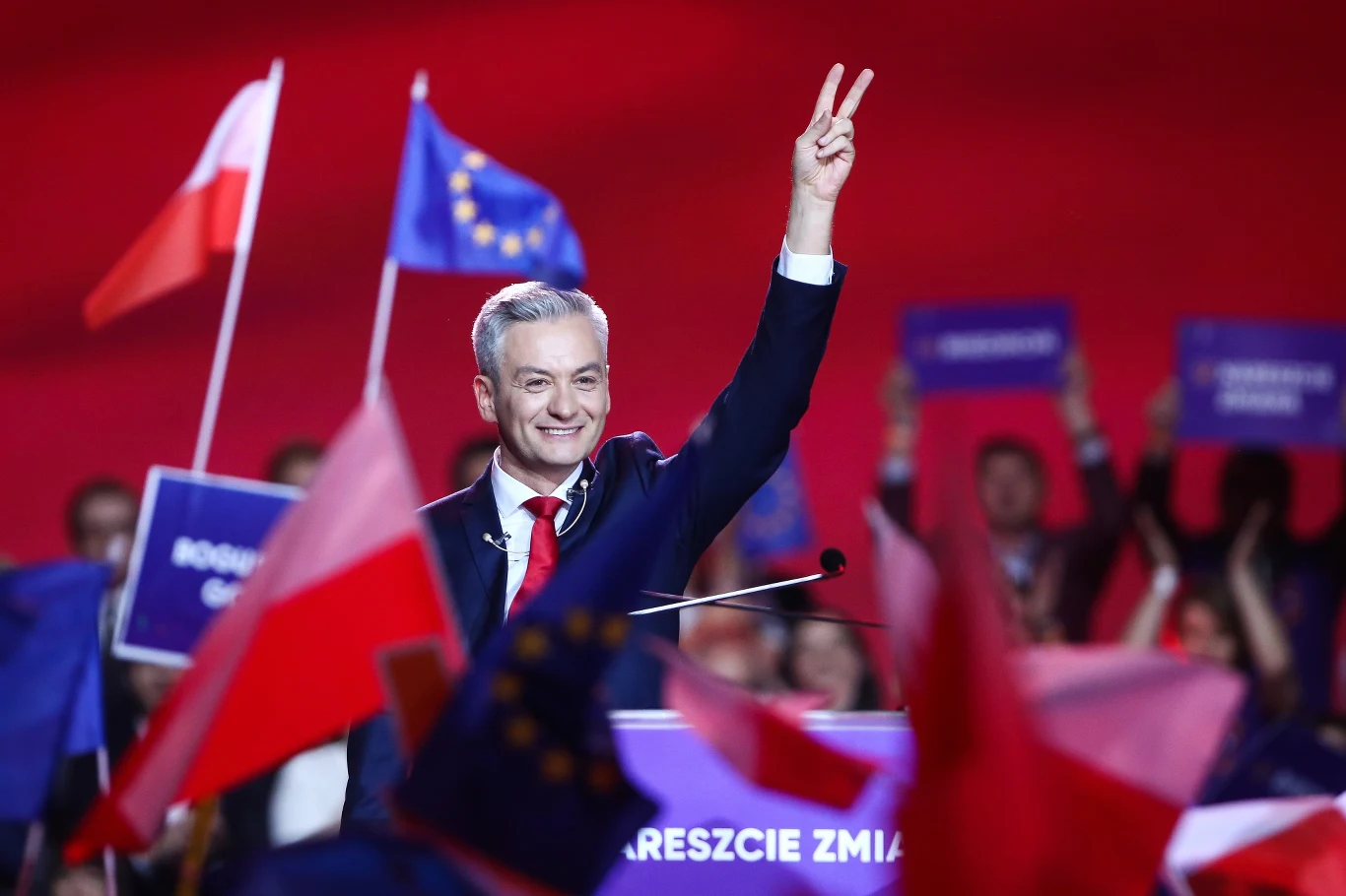 Konwencja założycielska partii "Wiosna" Roberta Biedronia