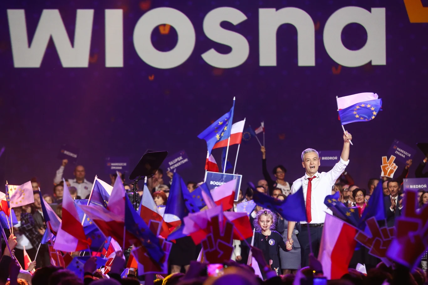 Konwencja założycielska partii "Wiosna" Roberta Biedronia