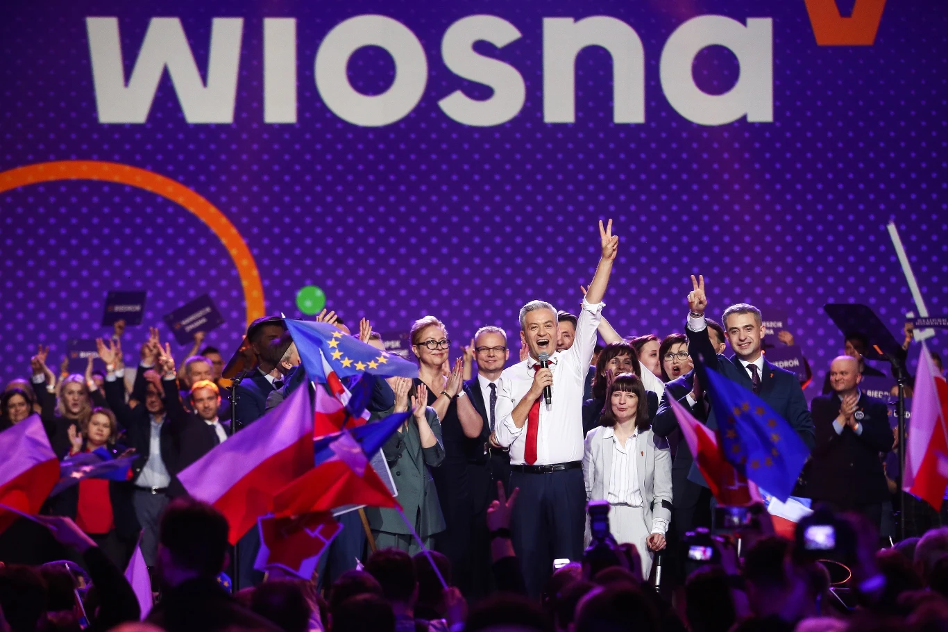 Konwencja założycielska partii "Wiosna" Roberta Biedronia