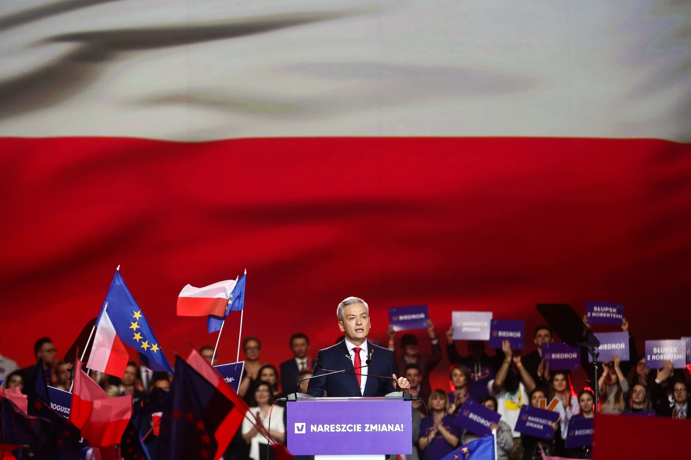 Konwencja założycielska partii "Wiosna" Roberta Biedronia