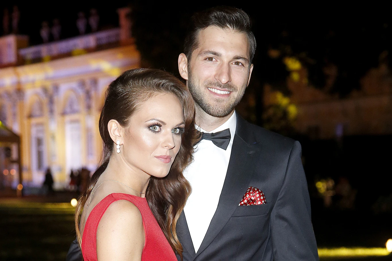 Rafał Maślak z żoną Rafał Maślak z żoną