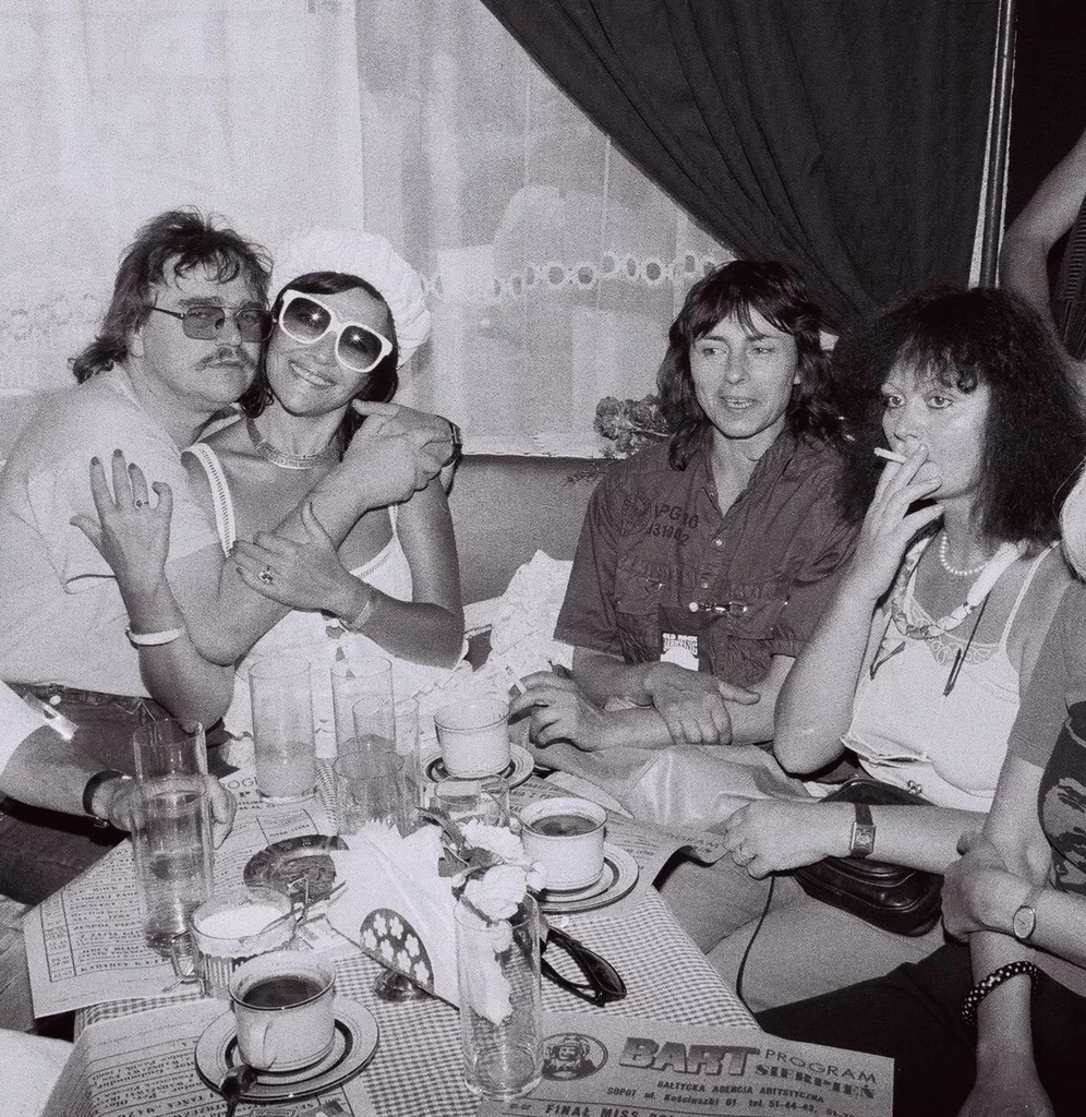 Wojciech Korda, Helena Majdaniec, Mira Kubasińska i Ada Rusowicz w 1986 roku