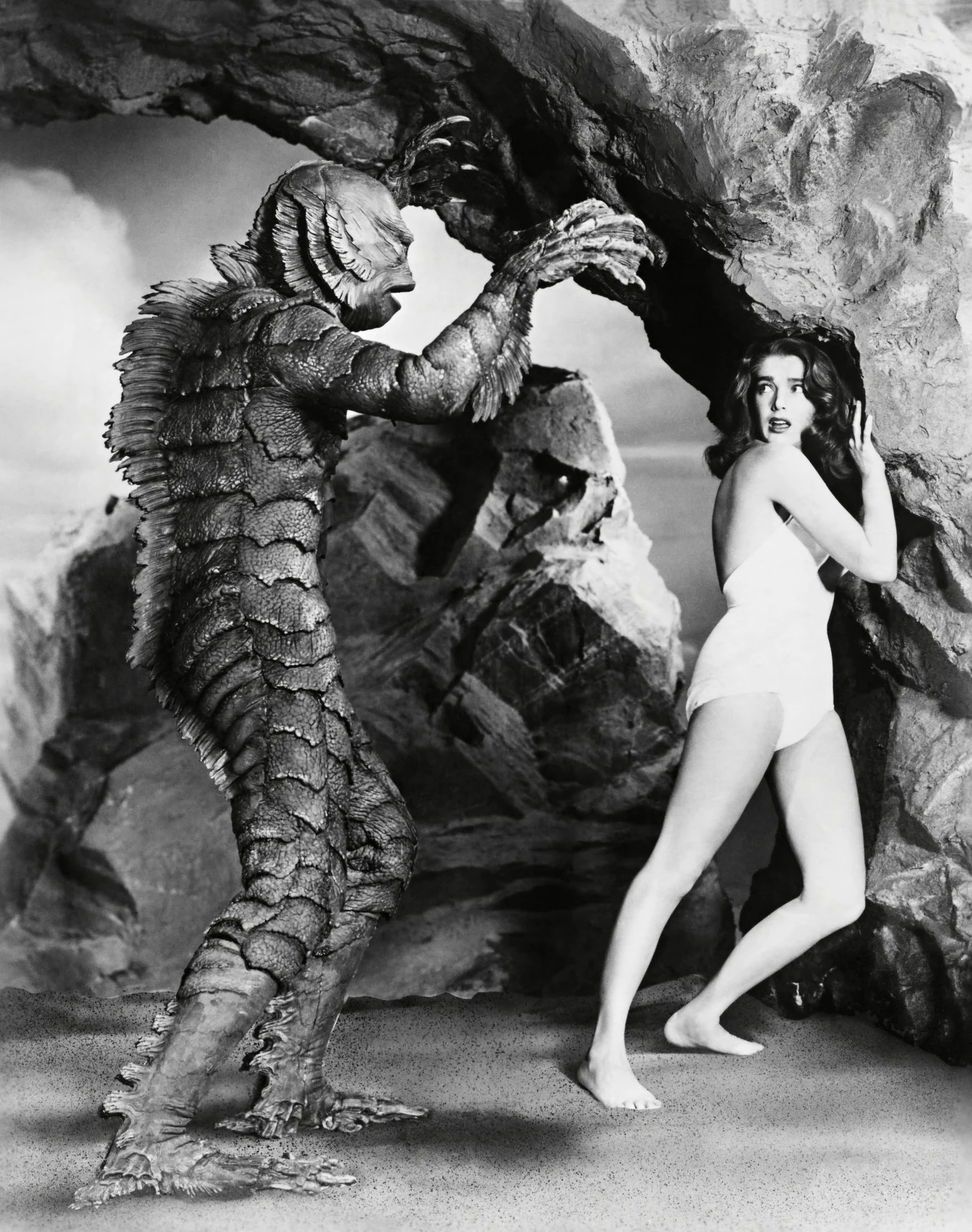 Julie Adams w filmie "Potwór z Czarnej Laguny"