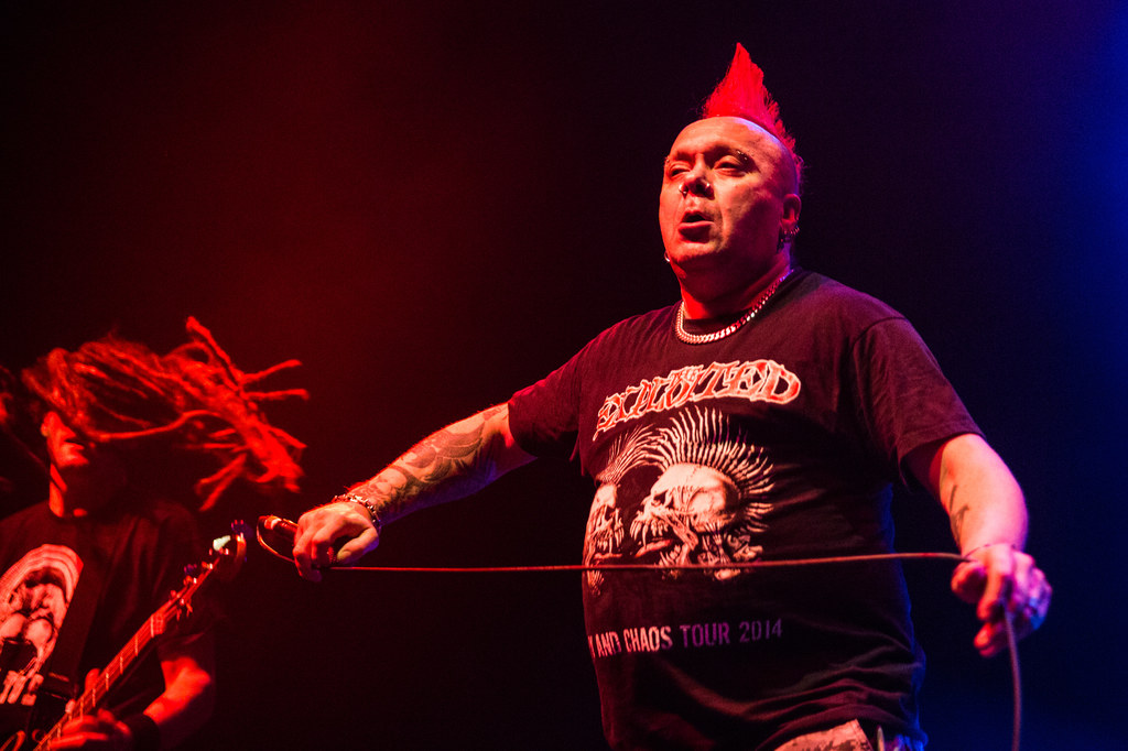 Na czele The Exploited stoi Wattie Buchan