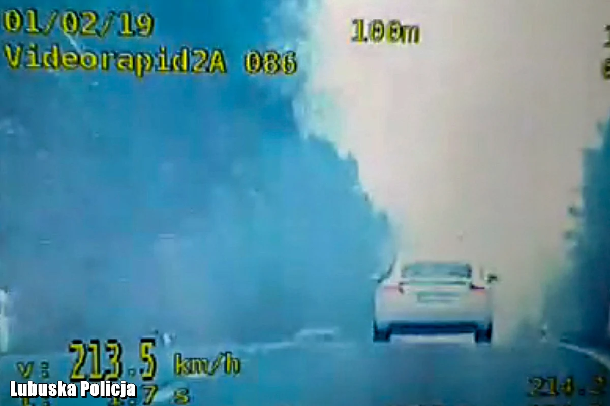 Kierowca tego audi dostał 1000 zł mandatu Kierowca tego audi dostał 1000 zł mandatu