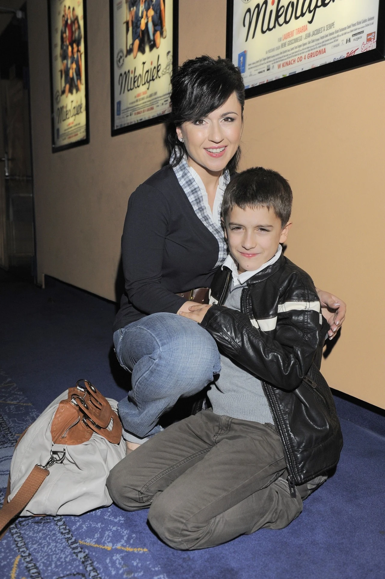 Beata Tadla z synem - zdjęcie archiwalne Beata Tadla z synem - zdjęcie archiwalne