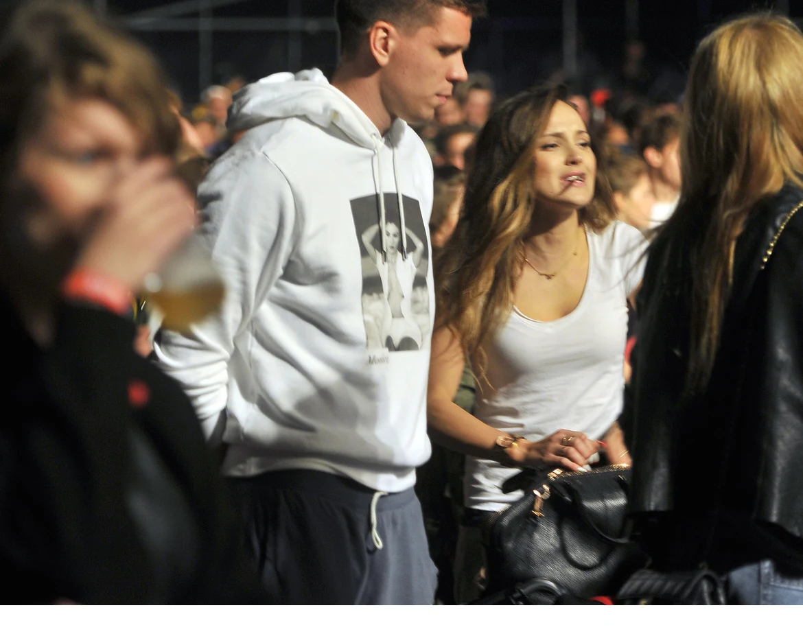 Wojtek Szczęsny z żoną Mariną Wojtek Szczęsny z żoną Mariną