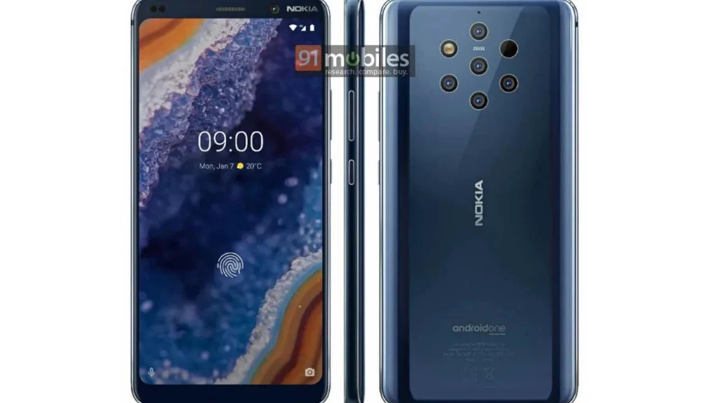 Nokia 9 PureView render / fot. 91Mobiles