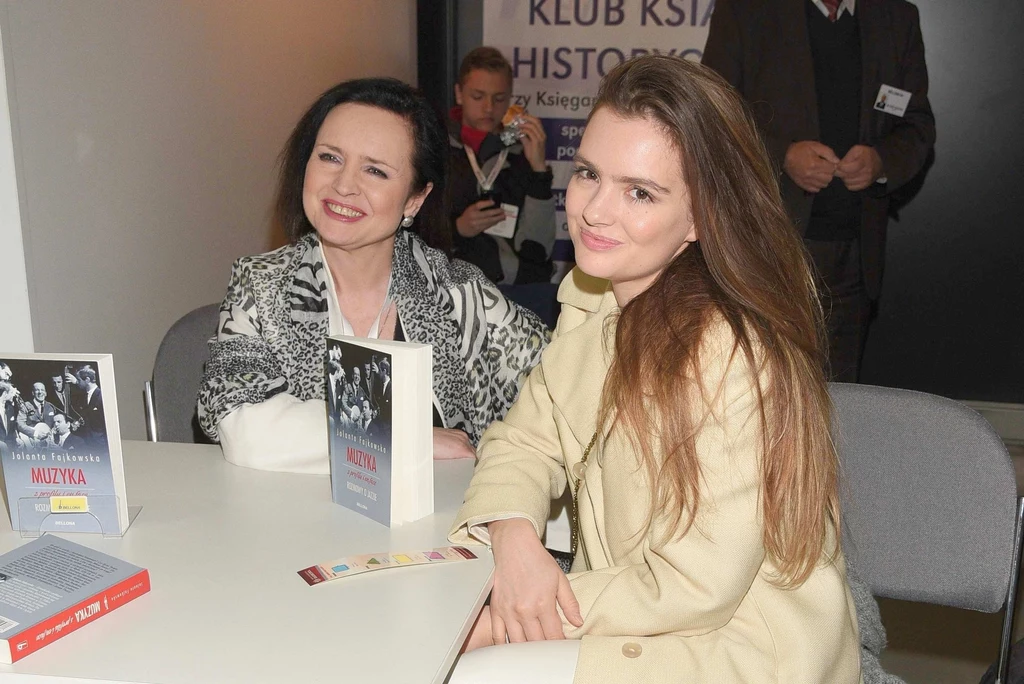 Jolanta Fajkowska z córką Marią Niklińską w 2015 roku