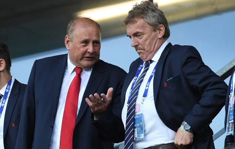 Jan Tomaszewski (z lewej) i Zbigniew Boniek