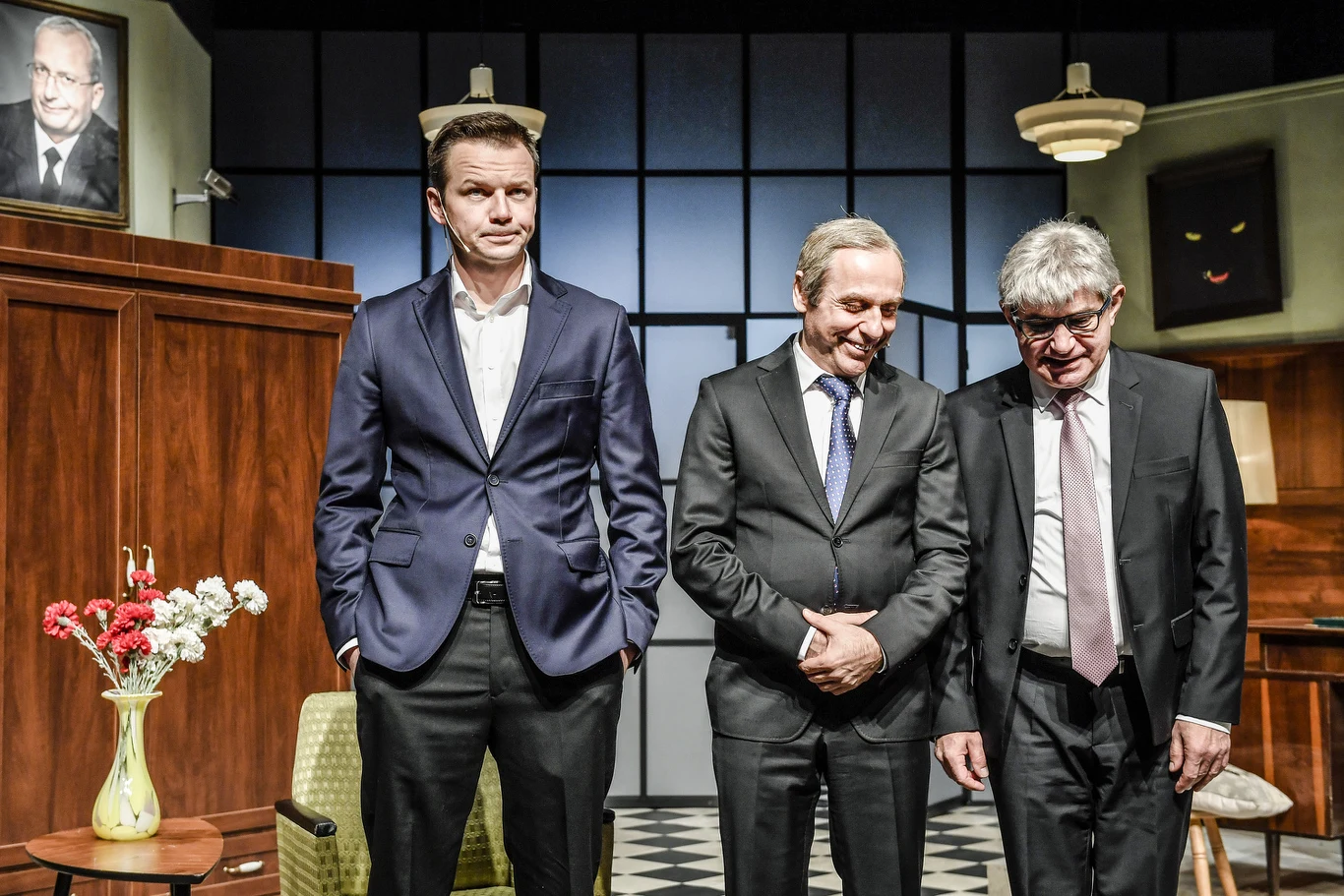 Lesław Żurek, Tomasz Sapryk i Krzysztof Dracz w "Uchu Prezesa"
