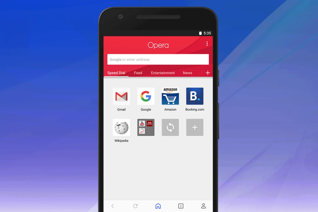 Opera na Androida z trybem VPN