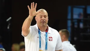 Trener reprezentacji koszykarzy Mike Taylor