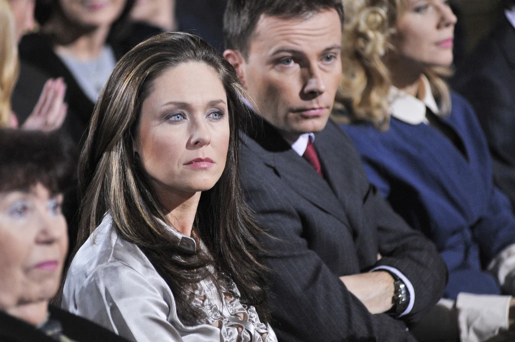 Dorota Naruszewicz i Tomasz Bednarek na planie serialu "Klan" Dorota Naruszewicz i Tomasz Bednarek na planie serialu "Klan"