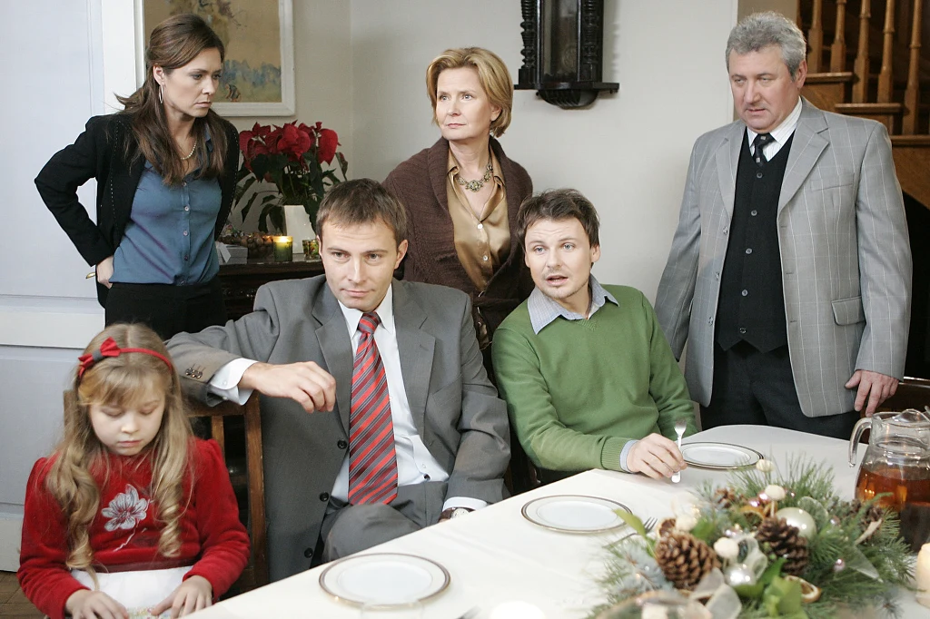 Dorota Naruszewicz na planie serialu "Klan" Dorota Naruszewicz na planie serialu "Klan"