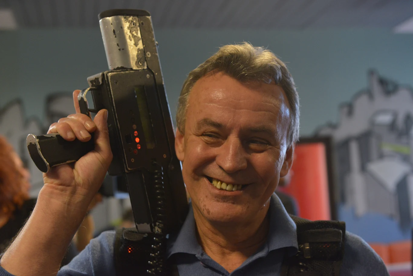 Krzysztof w laserparku