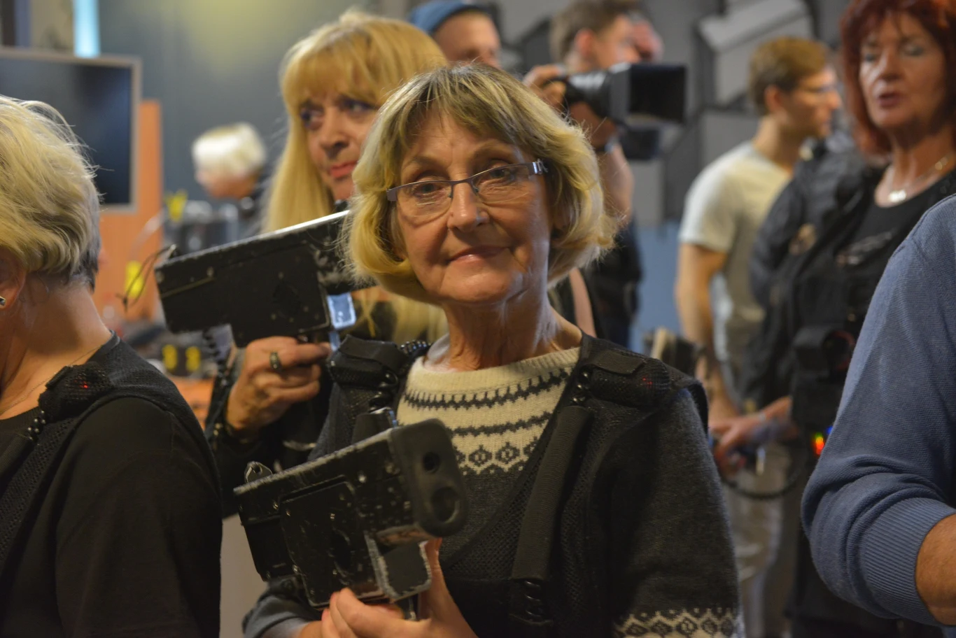 Walentyna w laserparku