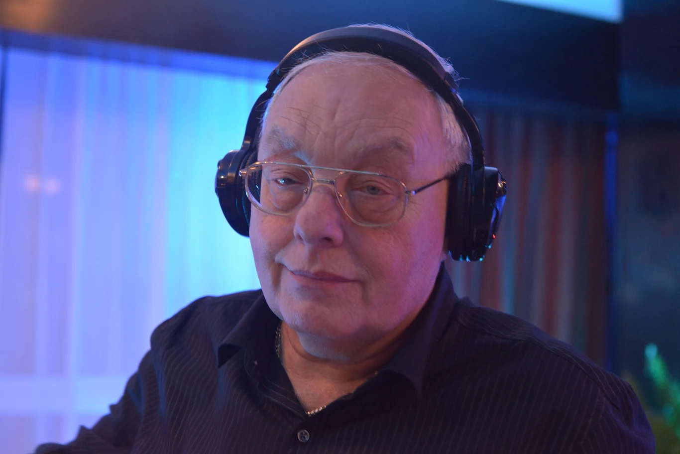 Cezary podczas silent disco