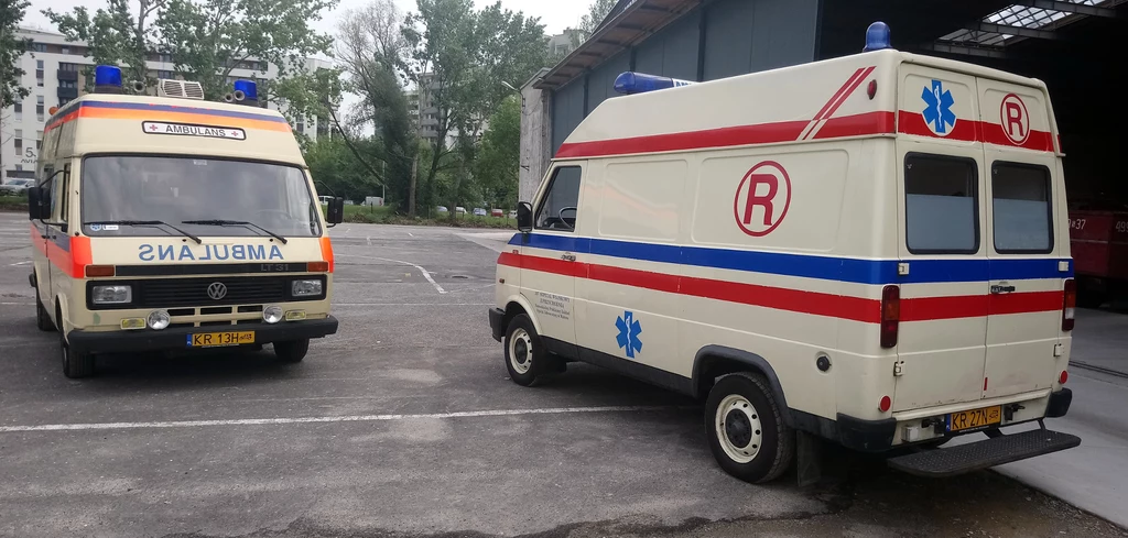 VW LT 31 i lublin 3333 ze zbiorów krakowskiego Muzeum Ratownictwa