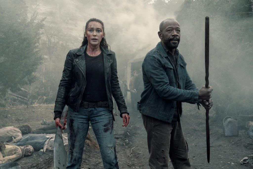 Alycia Debnam-Carey, Lennie James Alycia Debnam-Carey, Lennie James