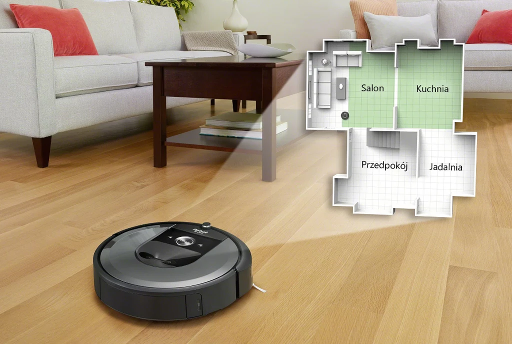 ​iRobot Roomba i7 rozpozna obszar, który sprząta, aby zwiększyć swoją efektywność