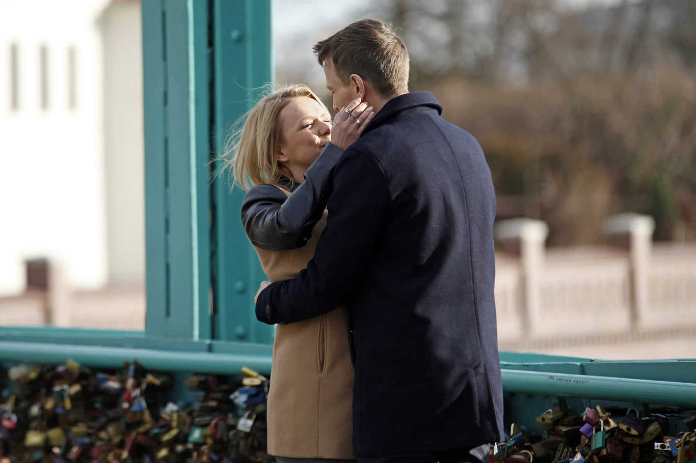 Aneta Zając i Wojtek Błach na planie serialu "Pierwsza miłość" Aneta Zając i Wojtek Błach na planie serialu "Pierwsza miłość"