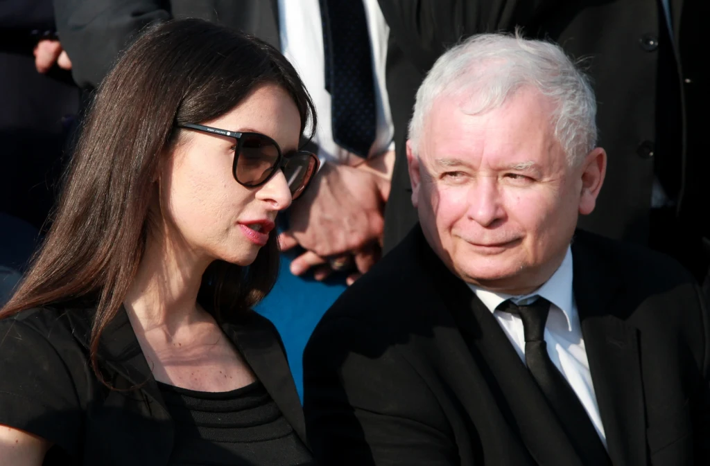 Marta i Jarosław Kaczyńscy