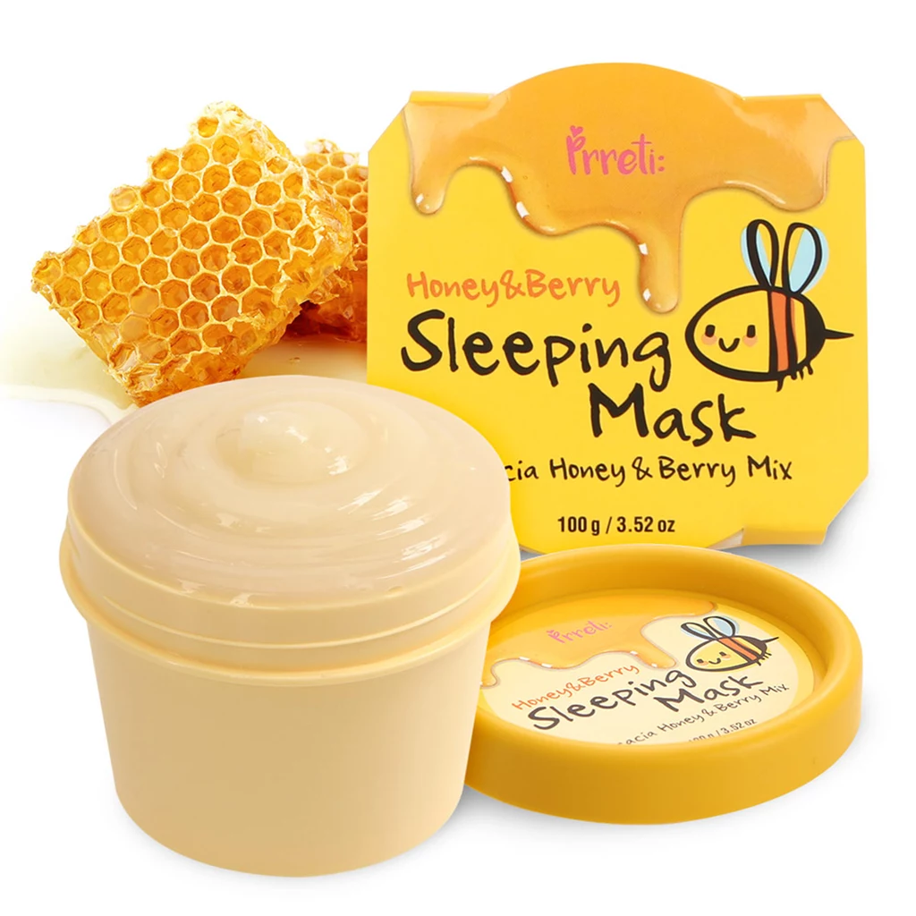 Prreti Honey Berry Sleeping Mask: Maseczka na noc do twarzy 