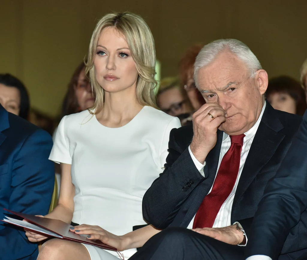 Magdalena Ogórek i Leszek MIller. Zdjęcie z 2015 roku