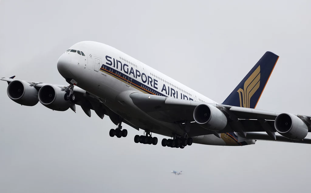 Airbus A380 singapurskich linii lotniczych Airbus A380 singapurskich linii lotniczych