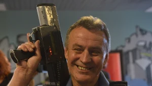 "Sanatorium miłości": Krzysztof podczas zabawy w laserparku