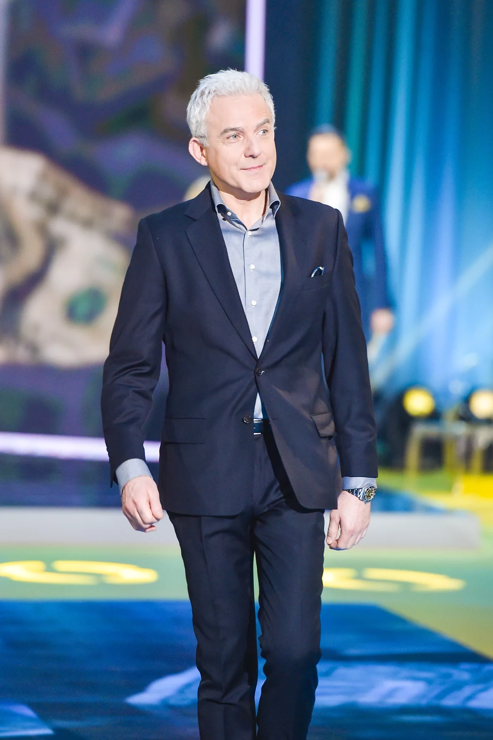 Hubert Urbański prowadzi teleturniej "Milionerzy" Hubert Urbański prowadzi teleturniej "Milionerzy"