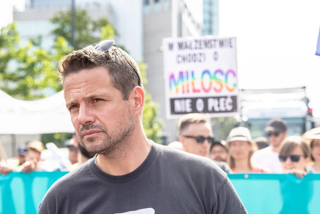Rafał Trzaskowski na ubiegłorocznej Paradzie Równości Rafał Trzaskowski na ubiegłorocznej Paradzie Równości