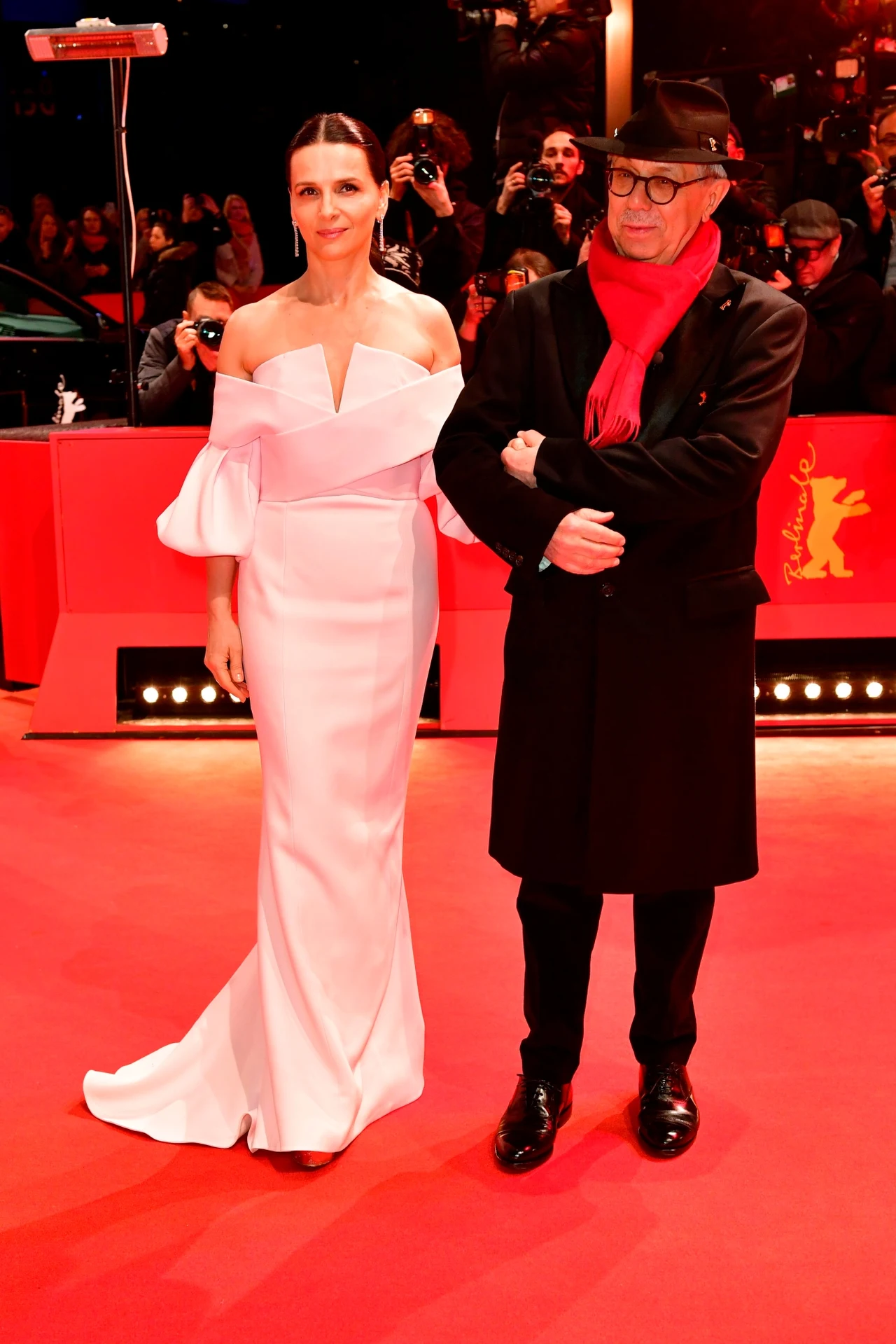 Przewodnicząca jury Juliette Binoche i dyrektor artystyczny festiwalu Dieter Kosslick