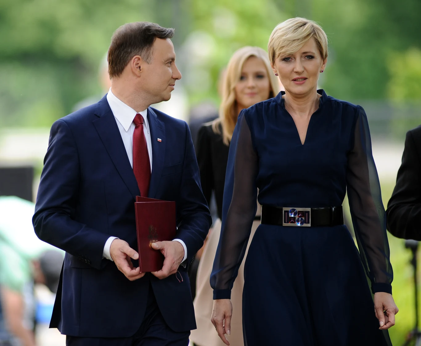 Para prezydencka z córką